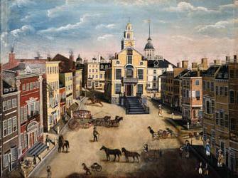State Street, 1801 Oil on canvas