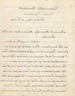 约翰A的信. 安德鲁致弗朗西斯·肖，1863年1月30日 