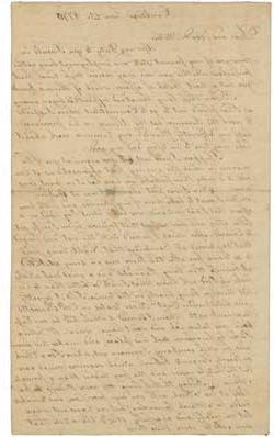 Letter from Peter Brown to Sarah Brown, 25 June 1775 
