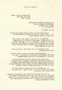 Letter from Herbert Hoover to Leverett Saltonstall, 1 June 1957 