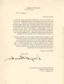 Letter from Dwight Eisenhower to Leverett Saltonstall, 9 August 1956 