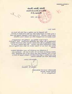 Letter from Lyndon Johnson to Leverett Saltonstall, 28 July 1955 