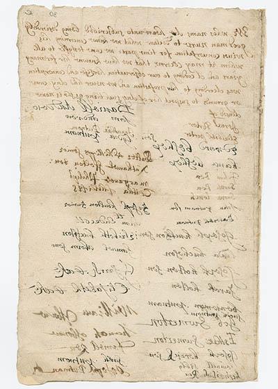 以色列波特和其他38人利记APP官网手机版丽贝卡护士的证词，1692年手稿
